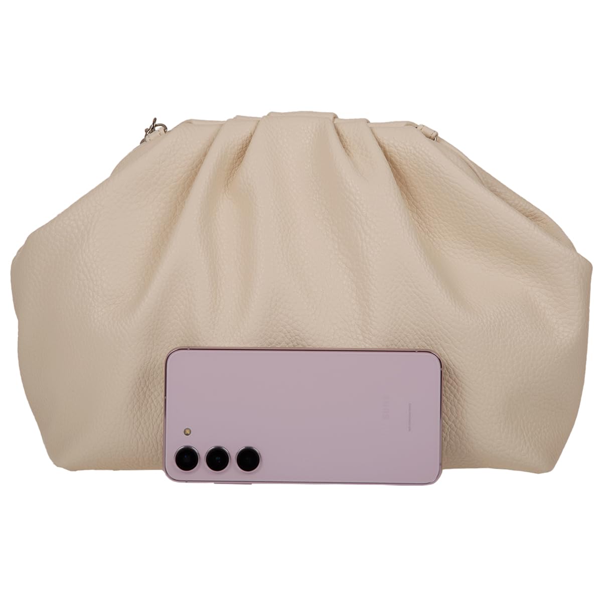 JNB Dumpling Bag for Women Clutch Purses, Cloud Crossbody Handbag Soft Shoulder,party,Wedding Bag,L/BEI