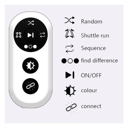 Lmekoe Reaction Training Light - 4 Modes Agile Fitness Light - Hand-Eye Coordination Training for Improve Speed, Agility and Reaction Time(6)