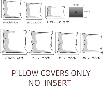 Fancy Homi Tan Lumbar Decorative Throw Pillow Covers 12x20 Inch for Living Room Couch Bedroom, Soft Corduroy Rectangle Solid Cushion Case 30x50 cm, Beige Rustic Farmhouse Boho Home Decor