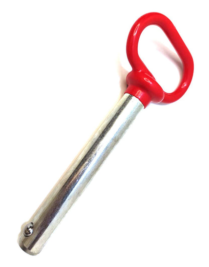5/8" x 4" Red Handle Detent Pin ,Head Towing Hitch Pin,Safety Coupler Locking Pin,Detent Pin