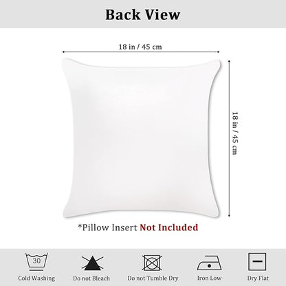 Bonhause Tropical Beach Outdoor Pillow Covers 18x18 Inch Set of 4 Summer Palm Hawaii Decorative Pillowcase Soft Velvet Cushion Covers for Couch Sofa Garden Yard Home Decor