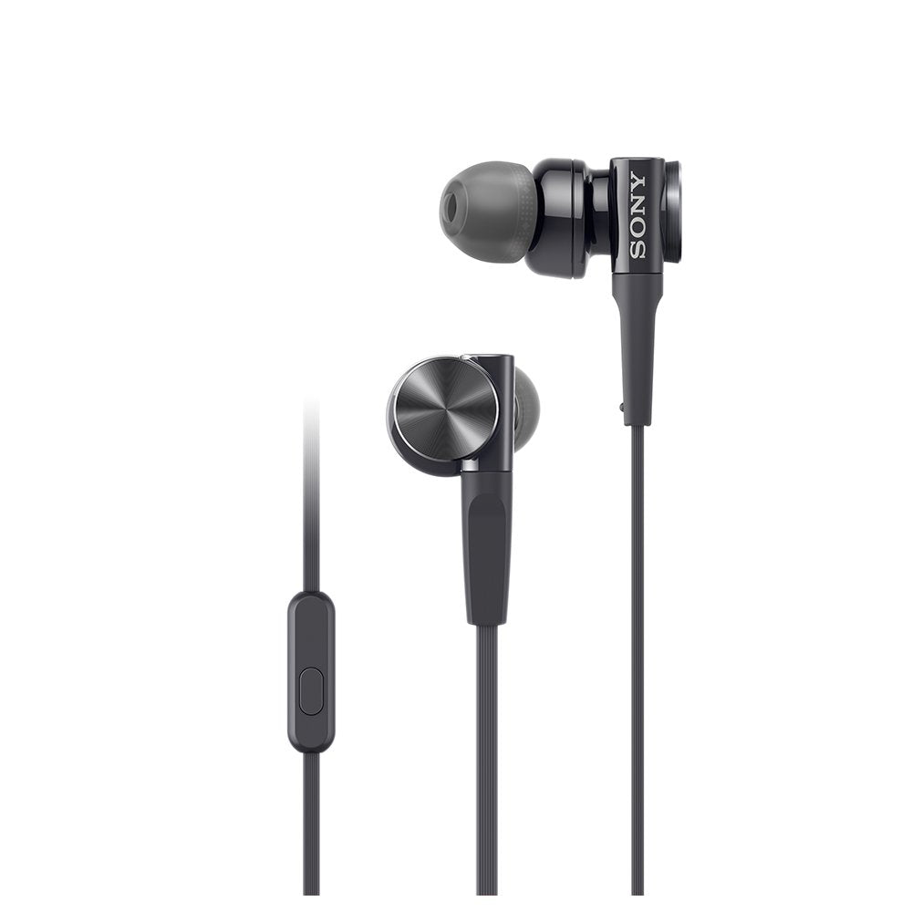 SONY Sealed Type Inner Ear Receiver MDR-XB75AP B (Black)【Japan Domestic Genuine Products】
