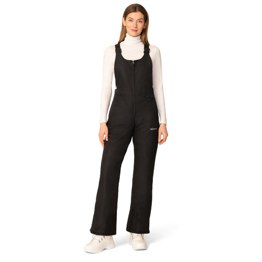 Arctix Women's Essential Insulated Bib Overalls, Black, X-Small