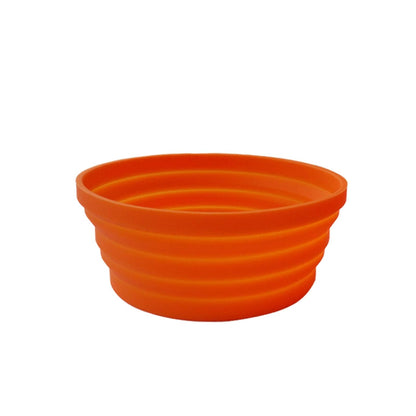 Ecoart Silicone Expandable Collapsible Bowl for Travel Camping Hiking, Blue (1 Pack)