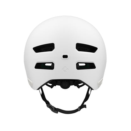 LAZER Maze Jr. KinetiCore Kids Bike Helmet, Girls and Boys Toddler Bicycle Helmet for Ages 5 and Over, Adjustable Fit from 50-56 cm, Matte White