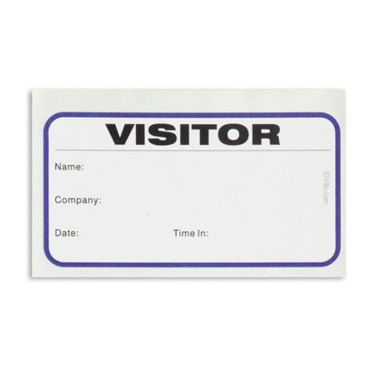 Visitor Log Book, Spiral-Bound Visitor Badges, Guest Register Book, Carbon Copy - 150 Badges
