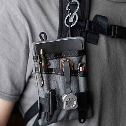 VIPERADE VE1 Pocket Organizer, EDC Pouch for Men, EDC Organizer Storage EDC Gears, Multitool Pocket Pouch Hold Your Flashlight/Pocket Knife, Pen, Notebook