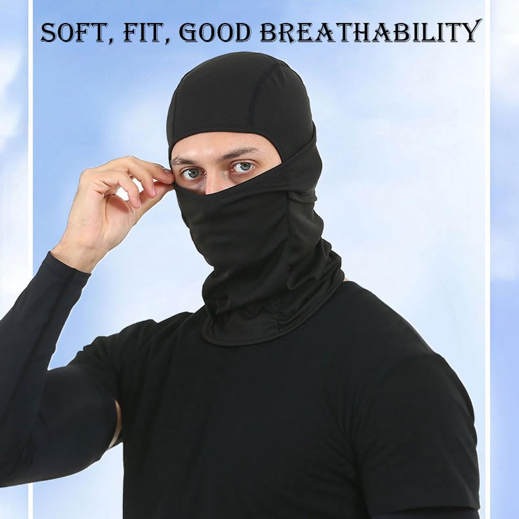 Balaclava Ski Mask for Men Full Face Mask Men Shiesty Ski Mask Women Motorcycle Helmet Head Cover Summer Sun UV Protection