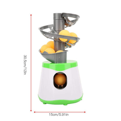 Vbestlife Automatic Machine for Beginners, 10 Balls Table Tennis Trainer Balls Launcher Training Machine Table Tennis Robot for Beginners Training