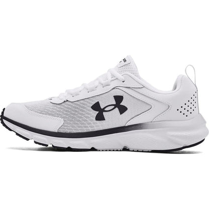 Under Armour Mens Charged Assert 9 Running Shoe, White/Black, 10.5 X-Wide US