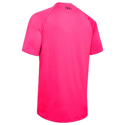 Under Armour Men's Tech 2.0 Short-Sleeve T-Shirt , Pink Surge (687)/Black, Large
