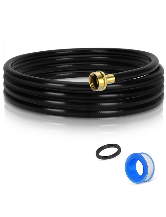 (7 Length Options) Dehumidifier Drain Hose with 3/4 Inch FHT Connector, Featuring Rust-Resistant Brass Fittings for Leak-Proof Connection, Perfectly Compatible with Most Dehumidifier Brands