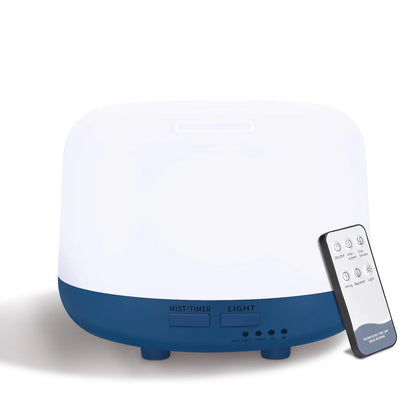 Oil Diffuser Humidifier 300ML,Electric Ultrasonic Air Aroma Diffusers Vaporizer,Scent Mist Defuser with Remote,Auto-Off,7led Color Changing Light for Large Bed Room,Home,Office