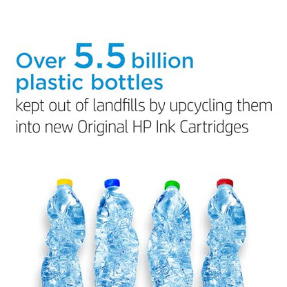 HP Original 910 Cyan, Magenta, Yellow / 910XL Black Ink Cartridges (4-Pack) | Works OfficeJet 8010, 8020 Series OfficeJet Pro 8020, 8030 Series | Eligible for Instant Ink | 3JB41AN