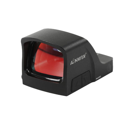 AIMWIN PN320 Aim Awake Open Reflex Sight 2 MOA Dot 32 MOA Circle Multi-Reticle Parallax Free Durable Aluminum Waterproof Optic with 11 Brightness Levels Compatible with RMR Footprint
