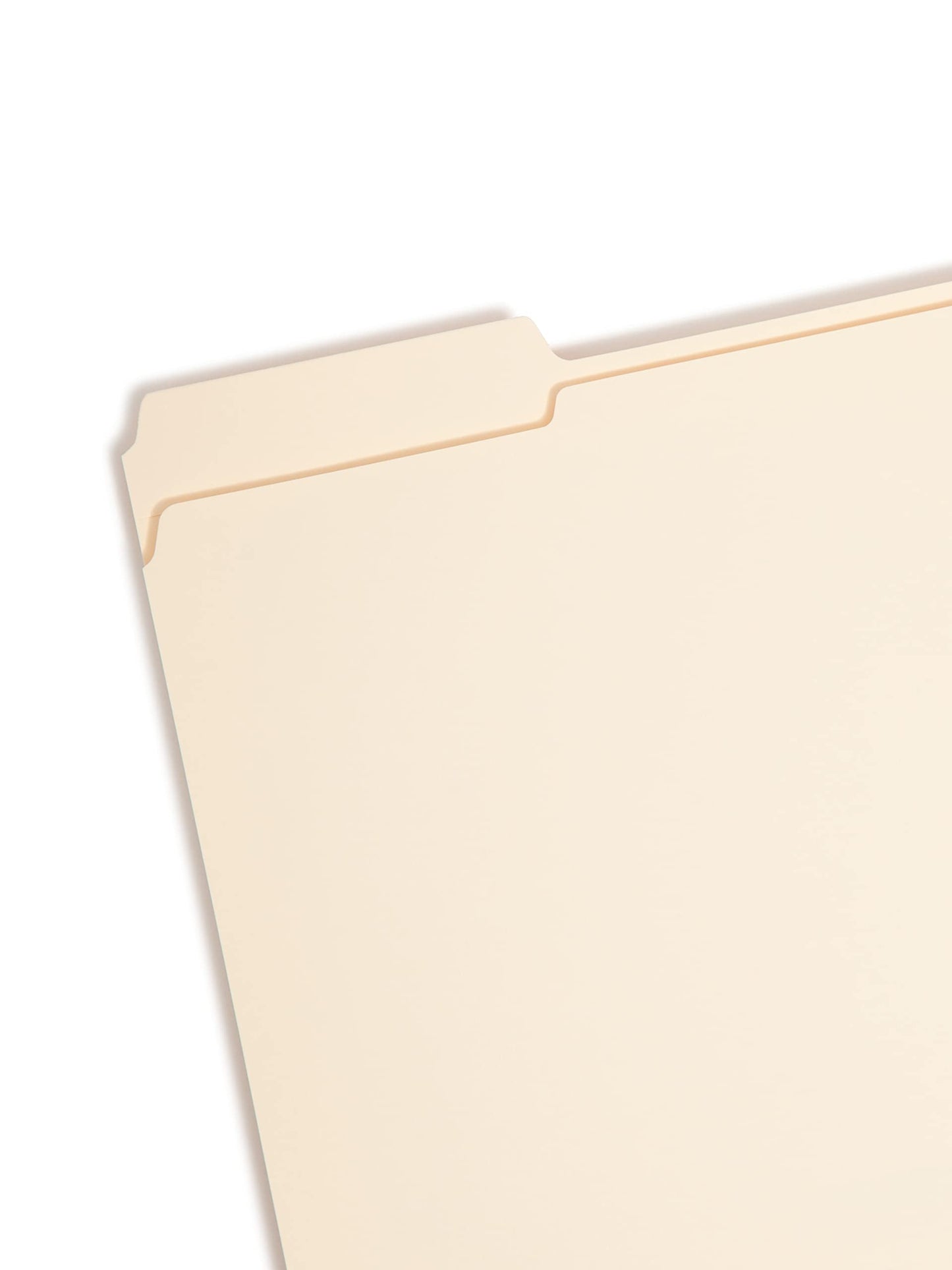 Smead Fastener File Folder, 1 Fastener, Reinforced 1/3-Cut Tab, Letter Size, Manila, 50 per Box (14534)