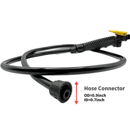 VANPET Replacement Sprayer Wand for Ryobi - Stainless Steel With Adjustable Nozzle, Trigger & Hose Compatible With P2803 (44 Inches)