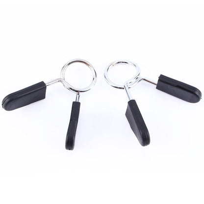 Barbell Collars, Secure Spring Lock Mechanism, Weight Clamps 1 Inch Barbell Compatible for Gym Powerlifting Weightlifting Home Workout Fitness Enthusiasts
