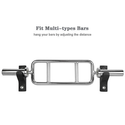 Luwint Barbell Holder Wall Mounted, Premium Horizontal Single Bar Storage Rack