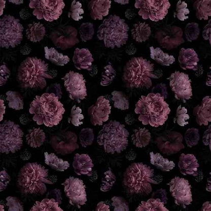 Dark Floral Peony Wallpaper Contact Paper for Cabinets and Drawers Renter Friendly Removable Gothic Waterproof Self Adhesive Botanical Vintage Thick Vinyl Bathroom Flower Walpaper 17.7"x 70.8"
