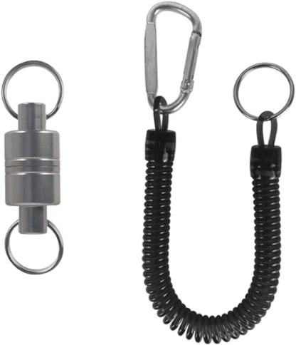 Aventik Fly Fishing Landing Net - Wooden Design with Magnet Release & Soft Rubber Bag | Great Fish Protection