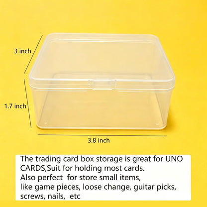 kediyoo 3PCS Card Case for UNO Card, Plastic Playing Card Case, Card Holder Box, Plastic Card Storage Box(NO Cards)