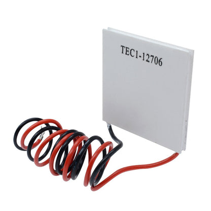 5PCS TEC1-12706 Peltier Module,Aideepen 12V 6A 60W Heatsink Thermoelectric Cooler Cooling Peltier Plate Module Peltier Cooler 40x40MM Compatible with Peltier Fan/Cold Plate