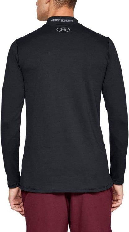Under Armour Men's ColdGear Fitted Mock - 3XLT Black Thermal Base Layer