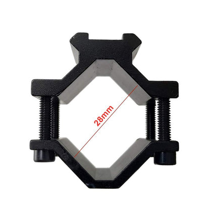 Persei Scope Barrel Clamp Mount Adapter with Weaver Picatinny Rail