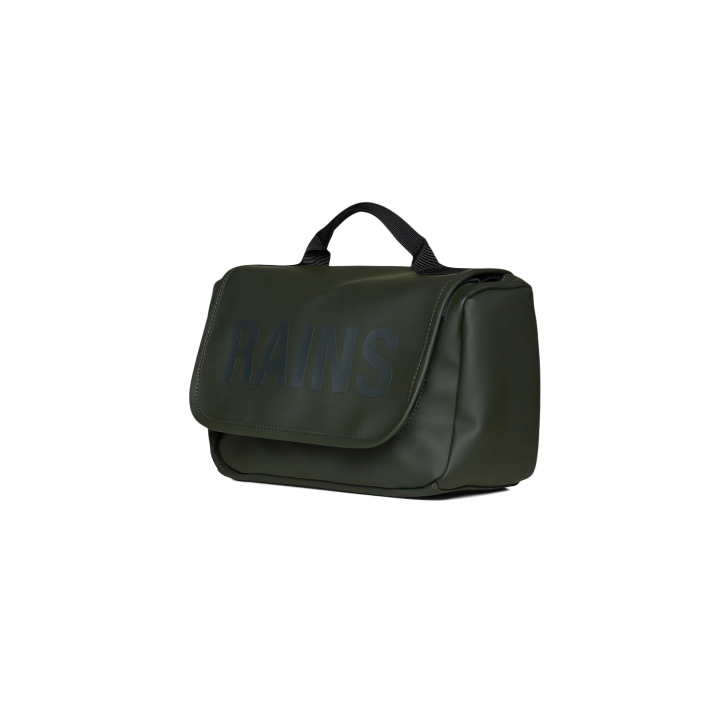 RAINS Texel Wash Bag – Green Waterproof Toiletry Travel Organizer for Men and Women - Wash Bag with Zip Closure and Multiple Compartments – 2 Year Warranty