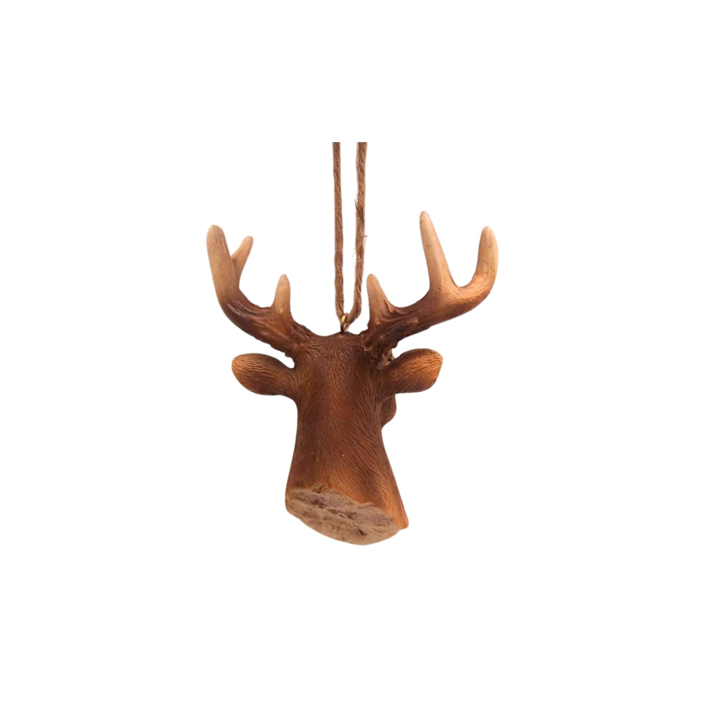 Deer Head Christmas Ornament, Great Gift for Hunters, 5 Inches