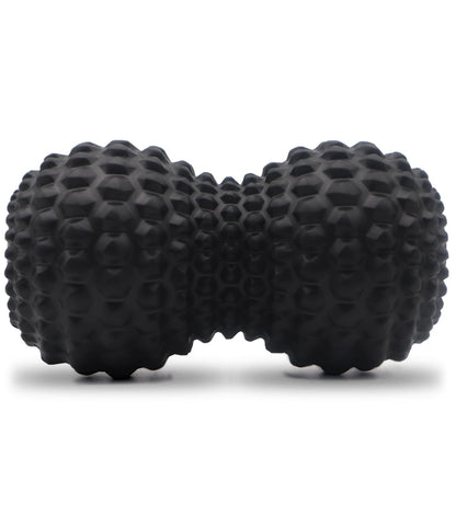 KITWILD Peanut Massage Ball, Double Lacrosse Massage Roller Ball for Deep Tissue Muscle Massage, Physical Therapy, Myofascial Release, Muscle Knots, and Yoga Therapy (Black)