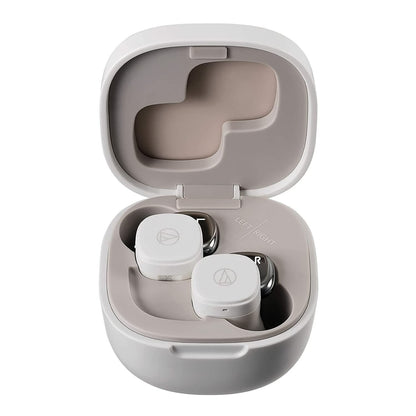 Audio-Technica ATH-SQ1TWWH Wireless in-Ear Headphones, White