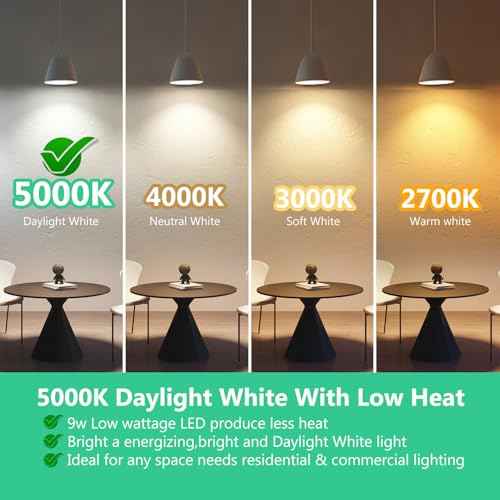 DAYBETTER 24Pack BR30 LED Light Bulbs Indoor Flood Light,65W Equivalent,Dimmable,Daylight White 5000K,800LM,E26 Base,9W LED Recessed Can Bulb for Living Room Bedroom Dining Room Bathroom