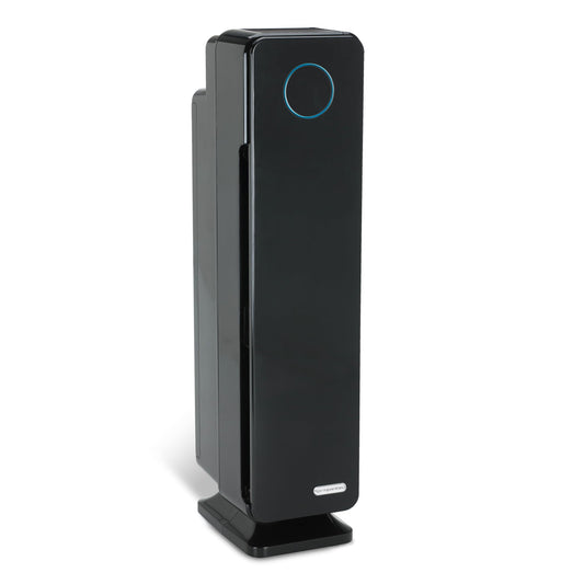 GermGuardian 5-In-1 HEPA Air Purifier for Home, Pet Air Purifier with HEPA Air Filter & UV-C Light, AC4300BPTCA, 743 Sq. Ft., 22'' Tower, Black