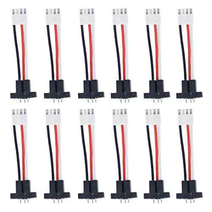 First Alert BRK ADK-12 Smoke Alarm Adapter Plug for Kidde Hardwire Smoke Alarms, Pack of 12, White/Black