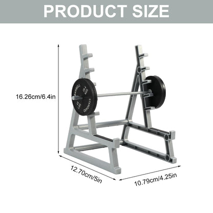 QWLWBU Barbell Rack Pen Holder, Squat Rack Pen Holder for Fitness Enthusiasts and Weightlifting Fans, Gym Theme Decorations Gift, Fun Desk Accessories (As Shown)