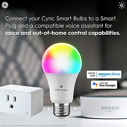 GE Lighting Tunable White Direct Connect Recessed LED Flood Light Bulbs with Bluetooth and Wi-Fi, 65W Replacement, BR30, Works With Alexa + Google Home without Hub, 2-Pack (Packaging May Vary)