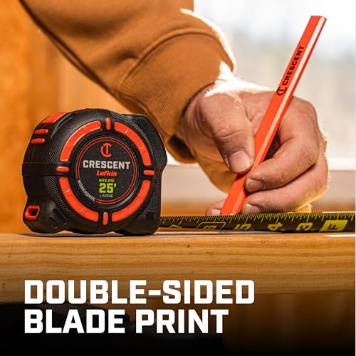 Crescent Lufkin 25 Ft. WORKHORSE NITE EYE Magnetic Tape Measure | LM1125NE