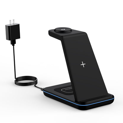 Wireless Charging Station for Apple - 3 in 1 Wireless Charger Stand Dock Watch and Phone Charger Station for Apple Watch 11/8/7/SE/6/5/4/3/2, iPhone 17 16-12 Pro Max SE XS X, Samsung, AirPods Pro/3/2