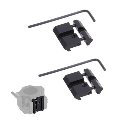 HAIYANG 2pcs Scope Mount Rail Adjustable Adapter 20mm Picatinny to 11mm,Mini Rail convertor Aluminum Alloy Lightweight