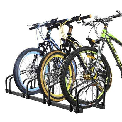 Bike Stand, 4 Bikes Rack Garage, 2.4" Width for most of Bikes