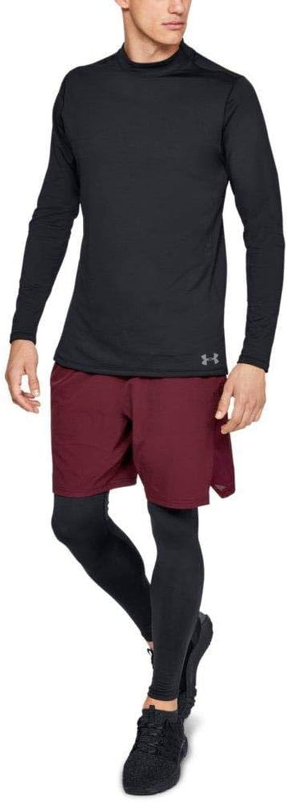 Under Armour Men's ColdGear Fitted Mock - 3XLT Black Thermal Base Layer