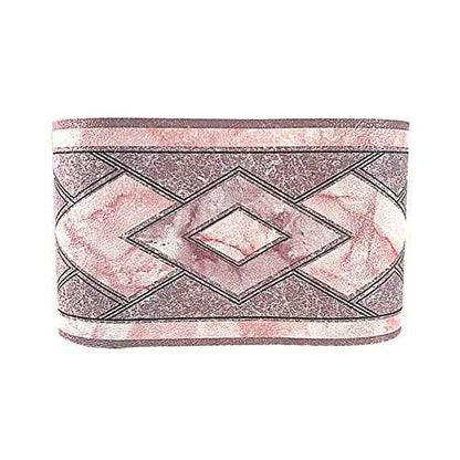 Simplemuji 3D Self Adhesive Pink Diamond Lattice Pattern Waterproof Wallpaper Border Peel and Stick for Bathroom Kitchen Counter Top Tiles Sticker,4 Inch by 16.5 Feet