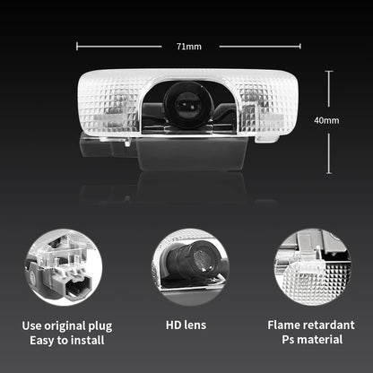 akarin LED Car Door Logo Lights Projector Lamp for Toyota 4Runner Tundra Sequoia Venza Land Cruiser - USA Flag Design