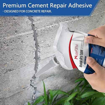 Concrete Crack Filler, Slab Concrete Crack Waterproof Repair Sealant, Weather-Resistant Caulking Glue, Quick-Drying Sealing Adhesive(6 pcs)
