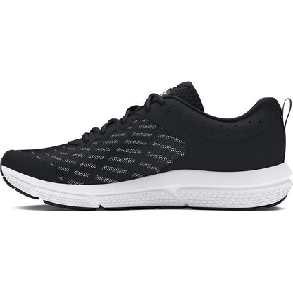 Under Armour Men's Charged Assert 10 Shoes, (001) Black/Black/White, 14 X-Wide