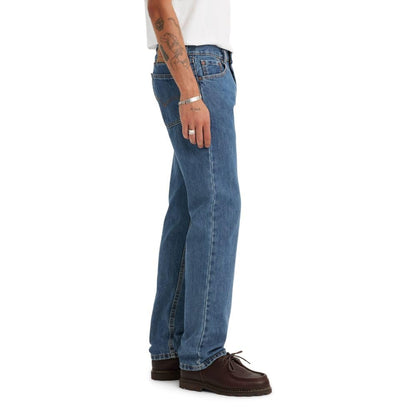 Levi's Men's 505 Regular Fit Jeans (Also Available in Big & Tall), Medium Stonewash, 34W x 32L
