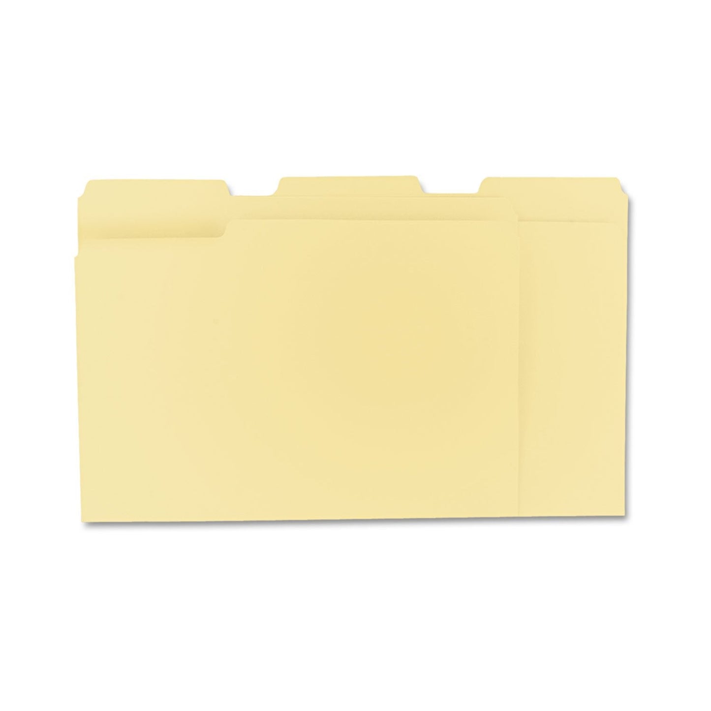 Pendaflex File Folders, Letter Size, 8-1/2" x 11", Classic Manila, 1/3-Cut Tabs in Left, Right, Center Positions, 100 Per Box (65213)