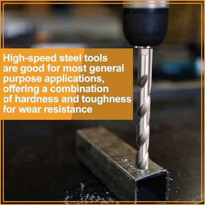 1/8-27 Npt Tap 21/64 Drill Bit, M2(6542) High Speed Steel Tap and Drill Bit Sets for Accurate Threads, Assorted Plumbers Mechanics DIY Thread Cutting Tools